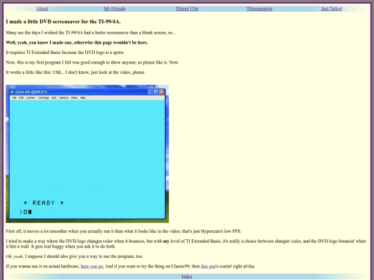 thingamajigs/tidvdscrsvr screenshot