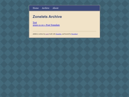 archive screenshot