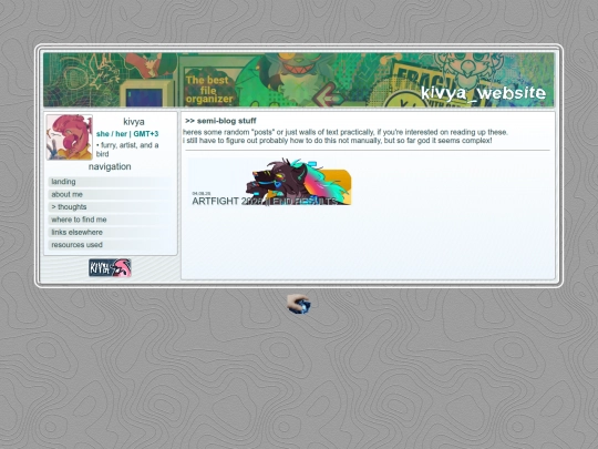 blog screenshot