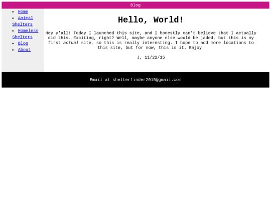 blog screenshot