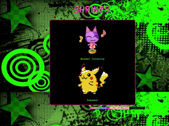 shrinemenu screenshot