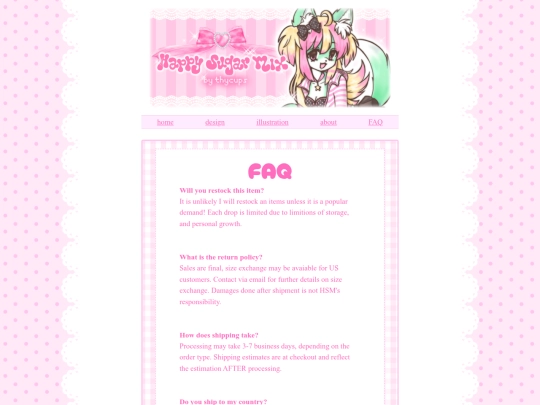 FAQ screenshot