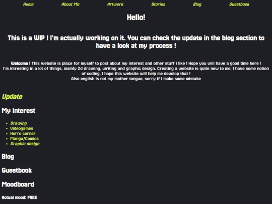 index screenshot