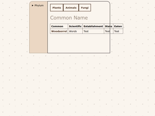 test screenshot