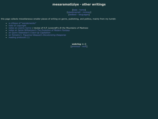 notes screenshot