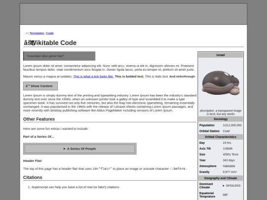 test screenshot