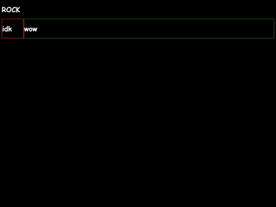 Rock screenshot