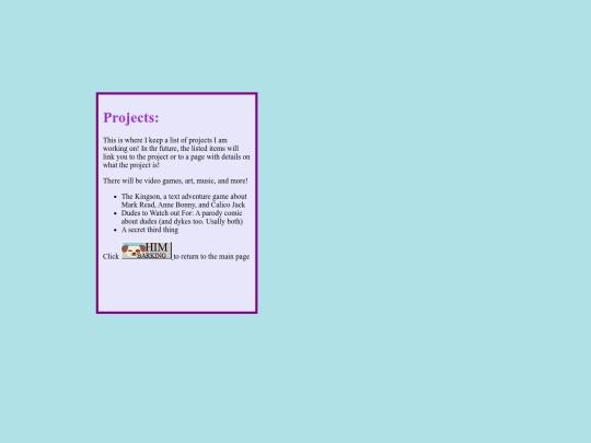 projects screenshot