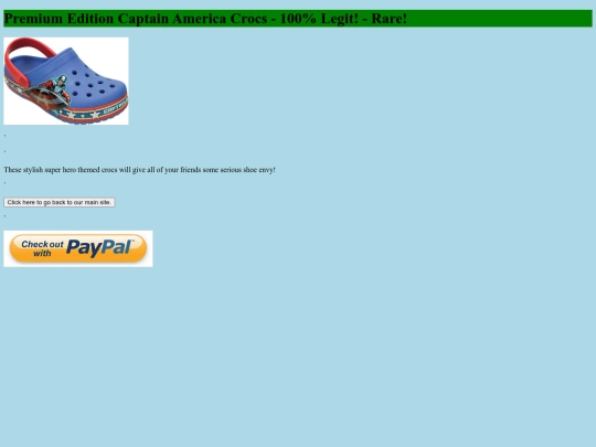 crocs screenshot