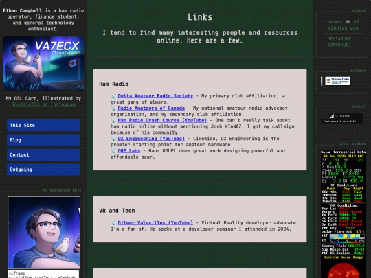 links screenshot