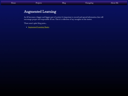 projects/augmentedlearning screenshot