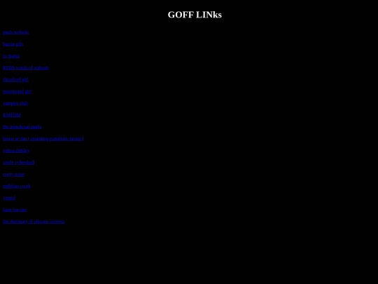 gothlinks screenshot