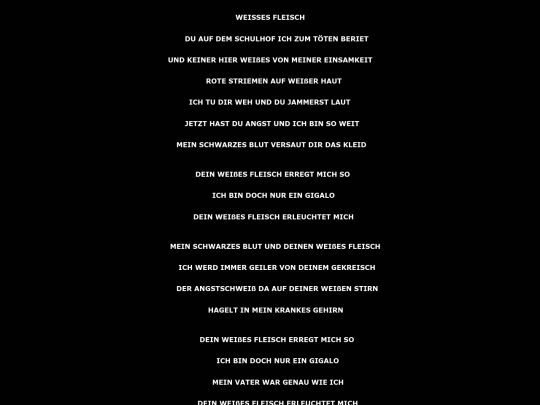 lyrics screenshot