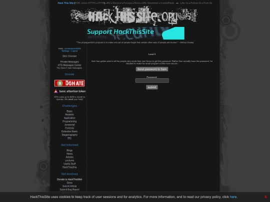 test screenshot