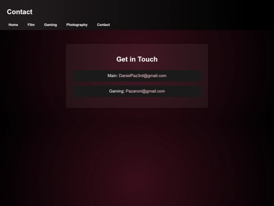 contact screenshot