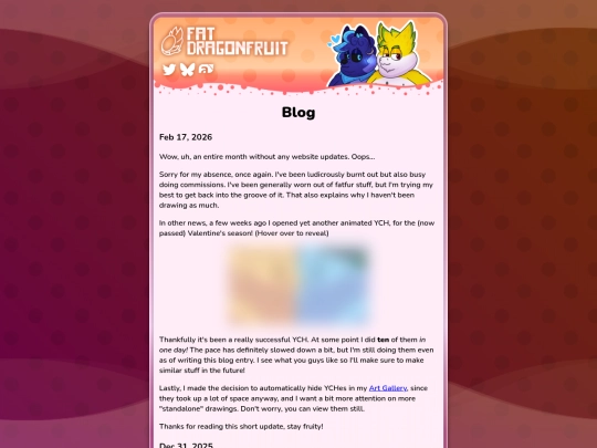 blog screenshot