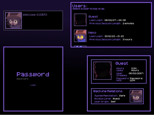 login screenshot