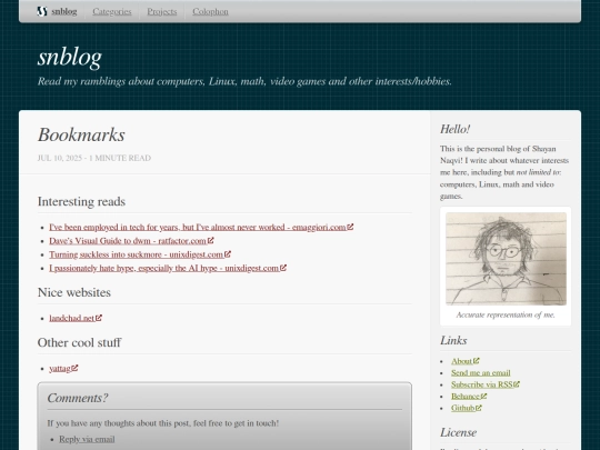 bookmarks screenshot