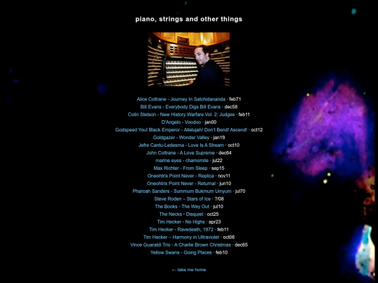 piano, strings and other things screenshot