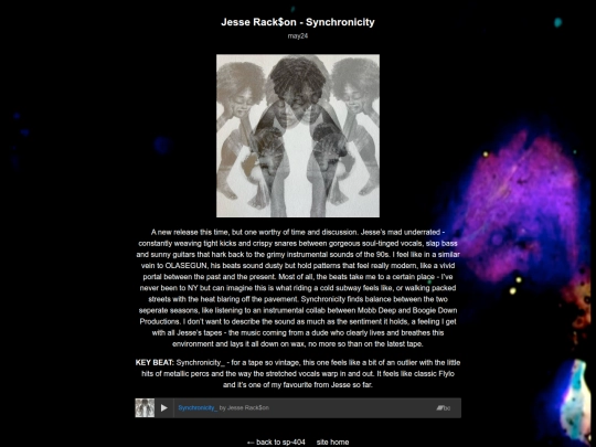 sp-404/posts/JesseRackon-Synchronicity screenshot
