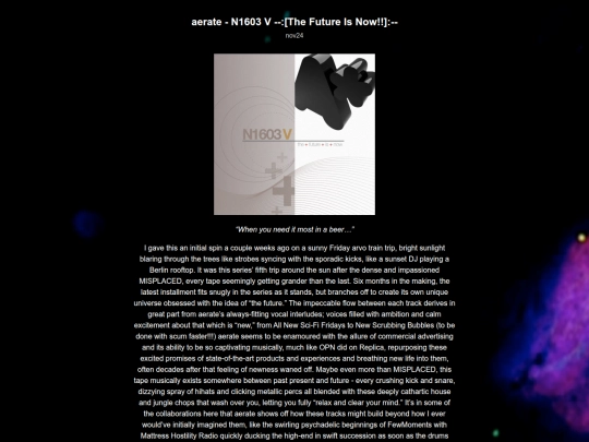 sp-404/posts/aerate-N1603VTheFutureIsNow screenshot