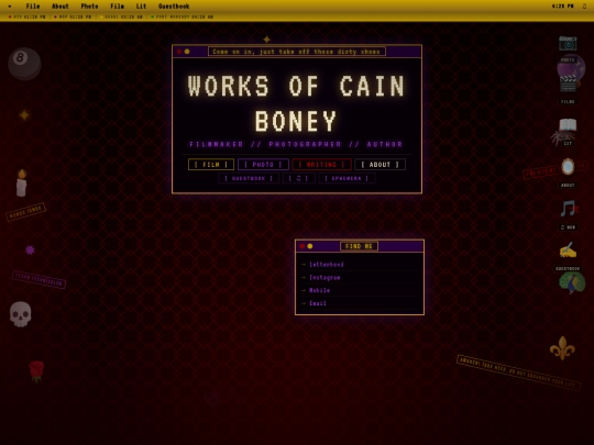 test screenshot