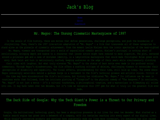 index screenshot