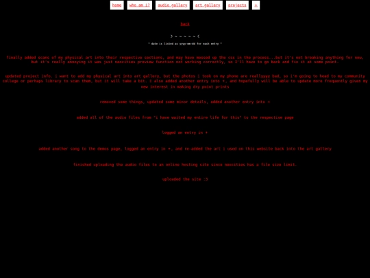updatelog screenshot