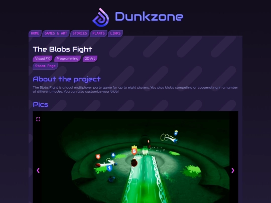 blobs screenshot