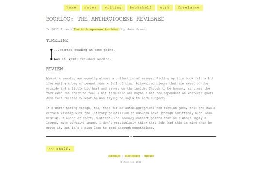 shelf/john-green/the-anthropocene-reviewed screenshot