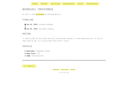 shelf/miranda-mellis/crocosmia screenshot