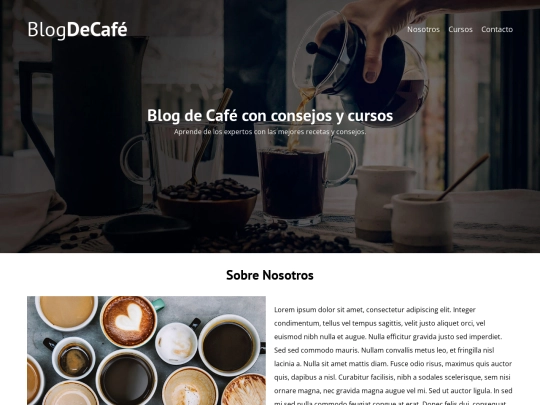 Pagina_cafe/nosotros screenshot