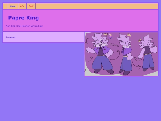 pages/KingInfo screenshot