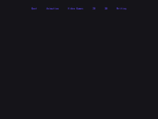 Portfolio/Thesis screenshot
