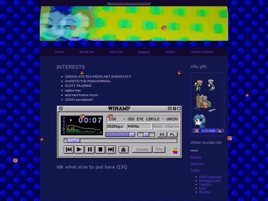 interests screenshot
