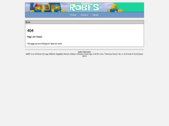 not_found screenshot