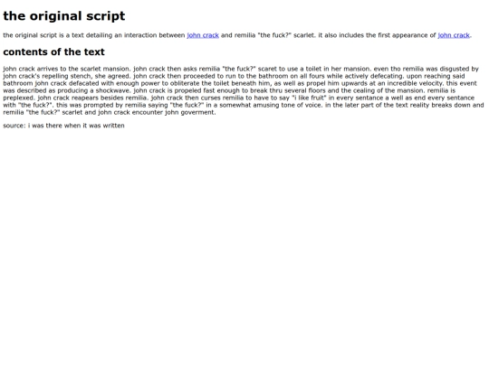 originalscript screenshot