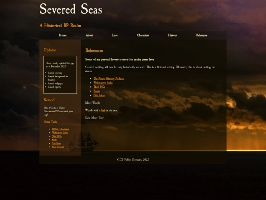 references screenshot
