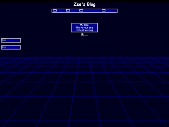 Blog screenshot