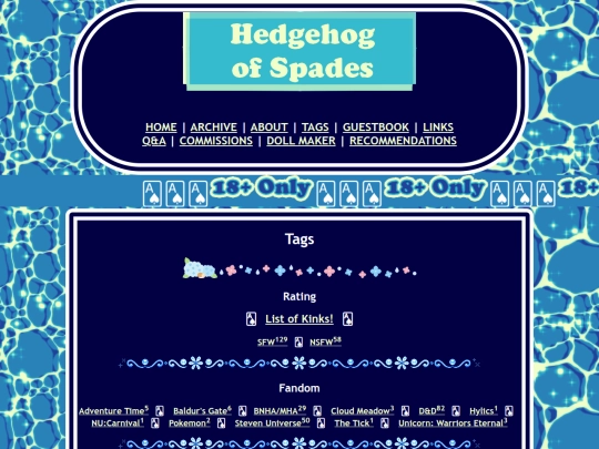 tags screenshot