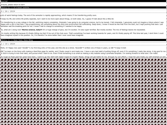 blog screenshot
