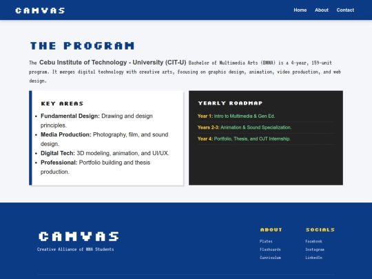 CAMVAS/about screenshot