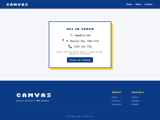 CAMVAS/contact screenshot