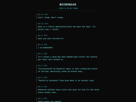 microblog screenshot