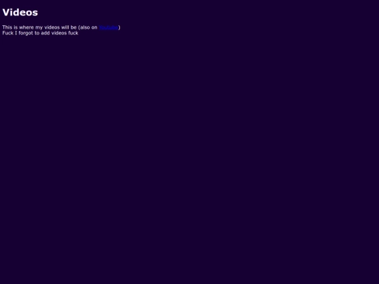 Videos screenshot