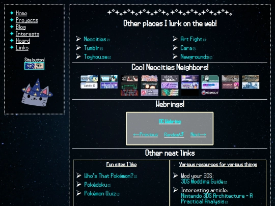pages/links screenshot
