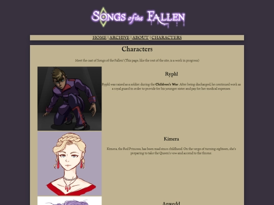characters screenshot