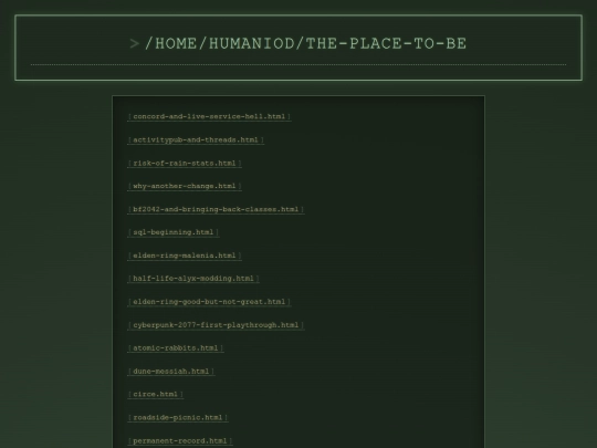 index screenshot