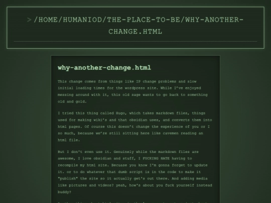 posts/why-another-change screenshot