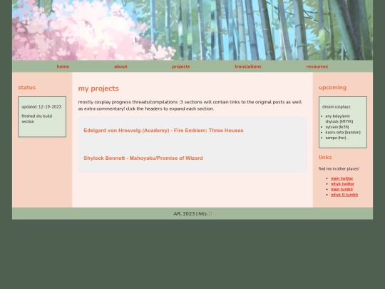 projects screenshot